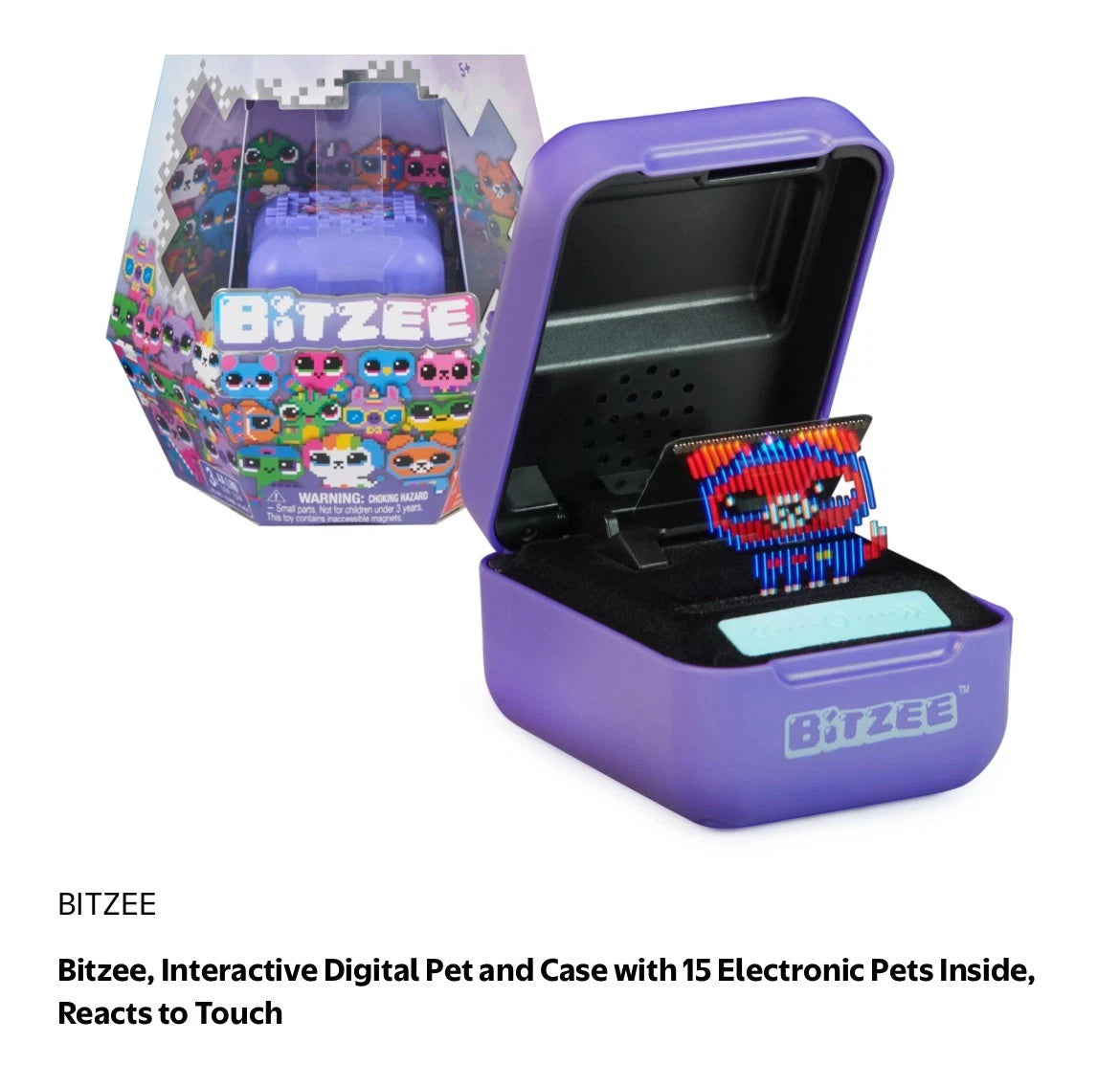 Bitzee Interactive Toy Digital Pet and Case & 15 Electronic Pets