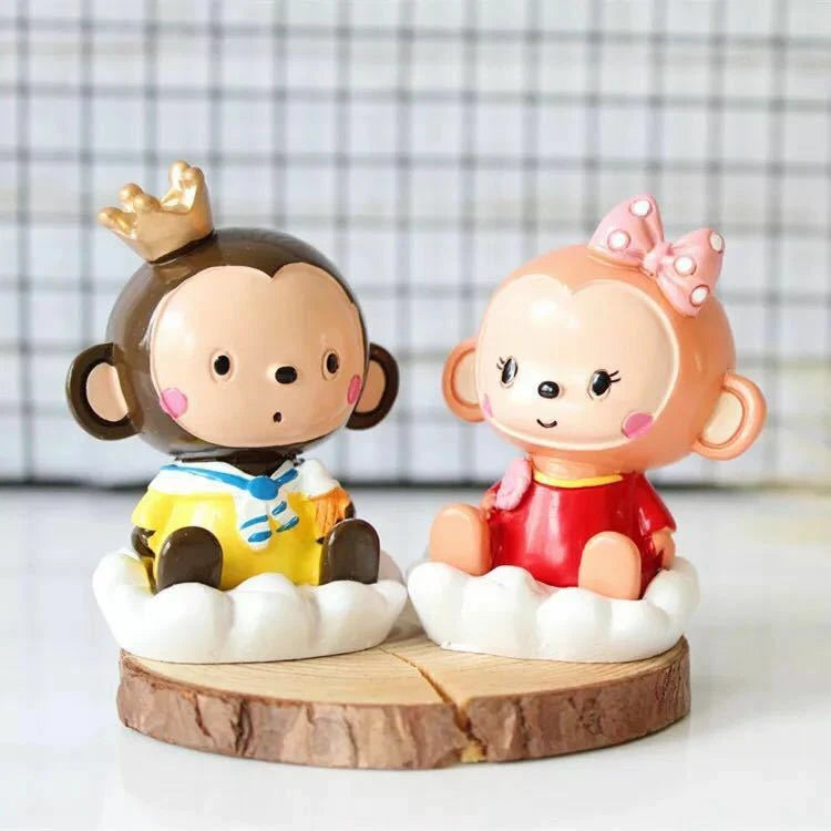New Fashion Car Decoration Cute Monkey Dolls Interior Accessories