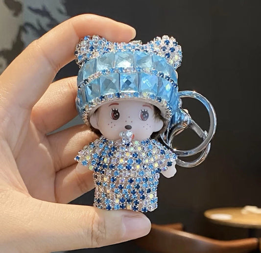 Cute keychain cartoon key chain accessories key ring bag Backpack