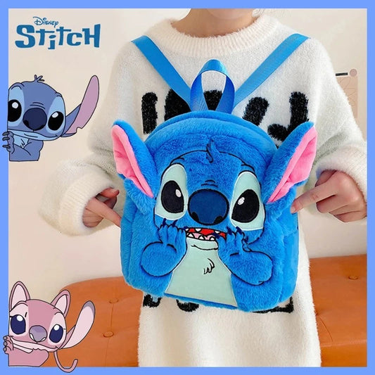Stitch Children School Bag Anime Cartoon Large Capacity Backpack Kawaii Fashion
